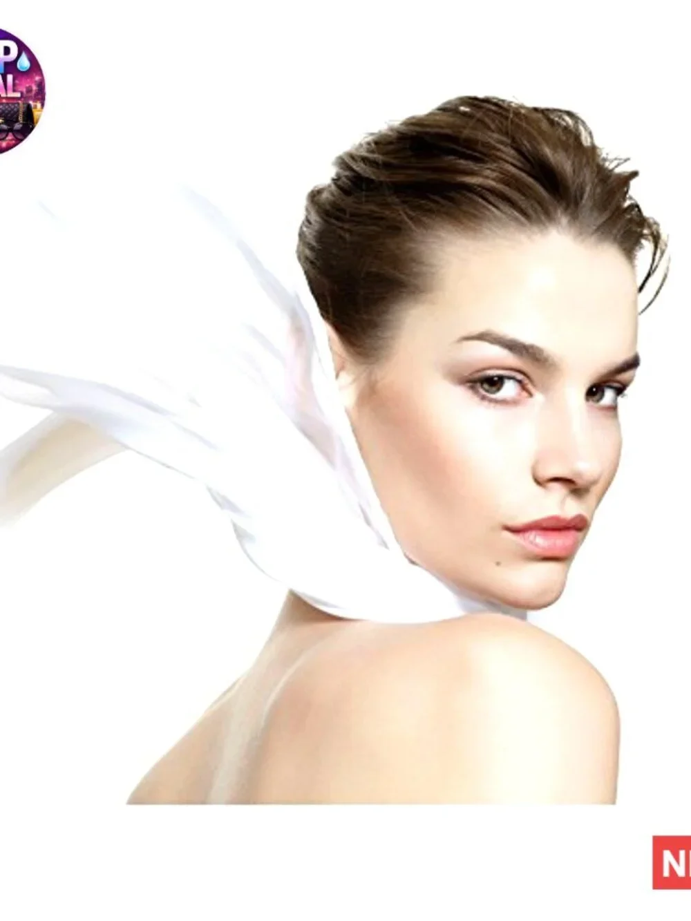 Chiffon Scarf Women Square Handkerchief Lightweight Satin Ribbon Retro Neck